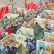 Illustration for article titled Modern Day China Painted By North Korean Propaganda Artists